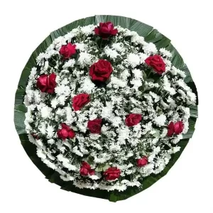 Coroa de Flores para velório Tradicional E
